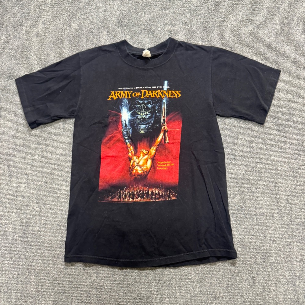 Vintage  The Evil Dead Movie Promo T-Shirt Size S Rare Army of Darkness